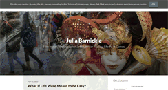 Desktop Screenshot of juliabarnickle.com